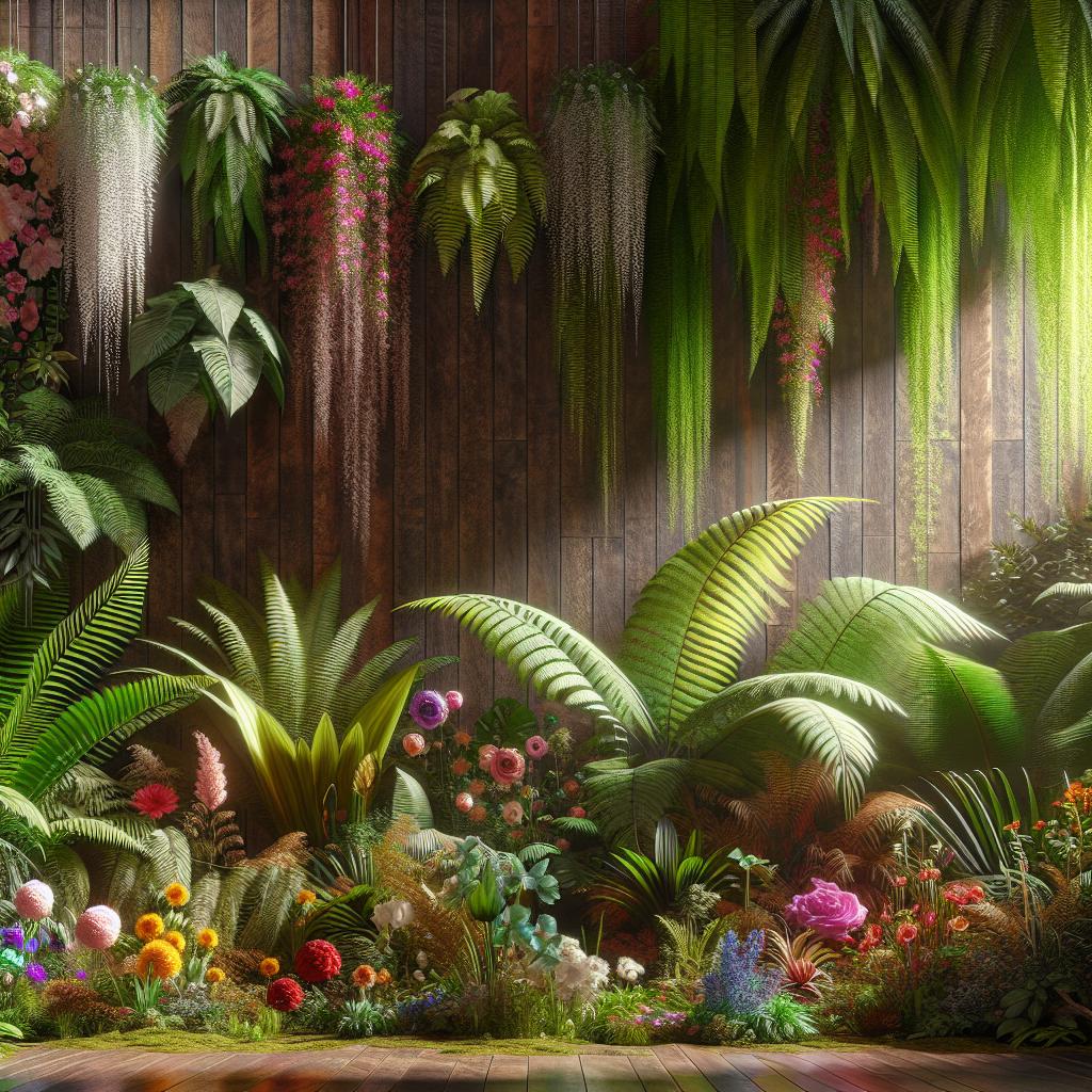"Vibrant plants on display"
