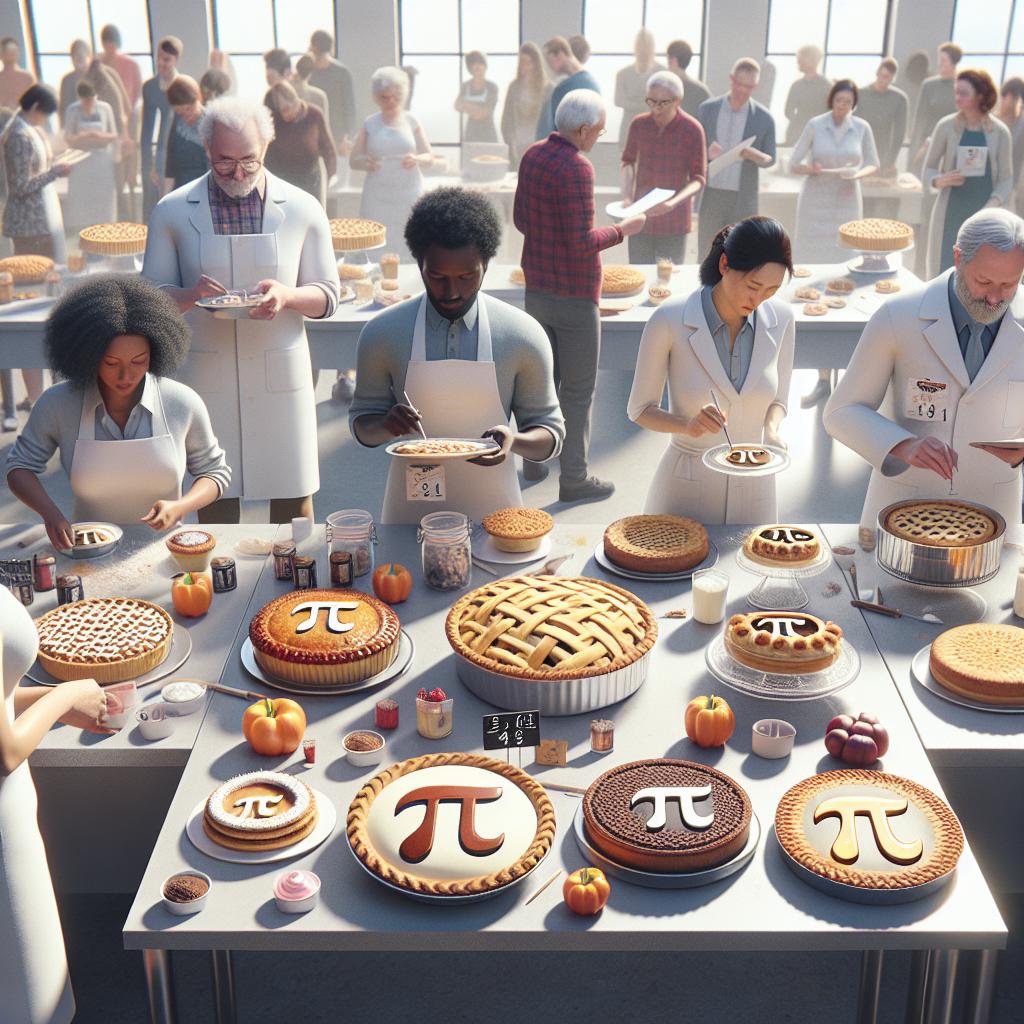 Pi-themed bake-off contest.