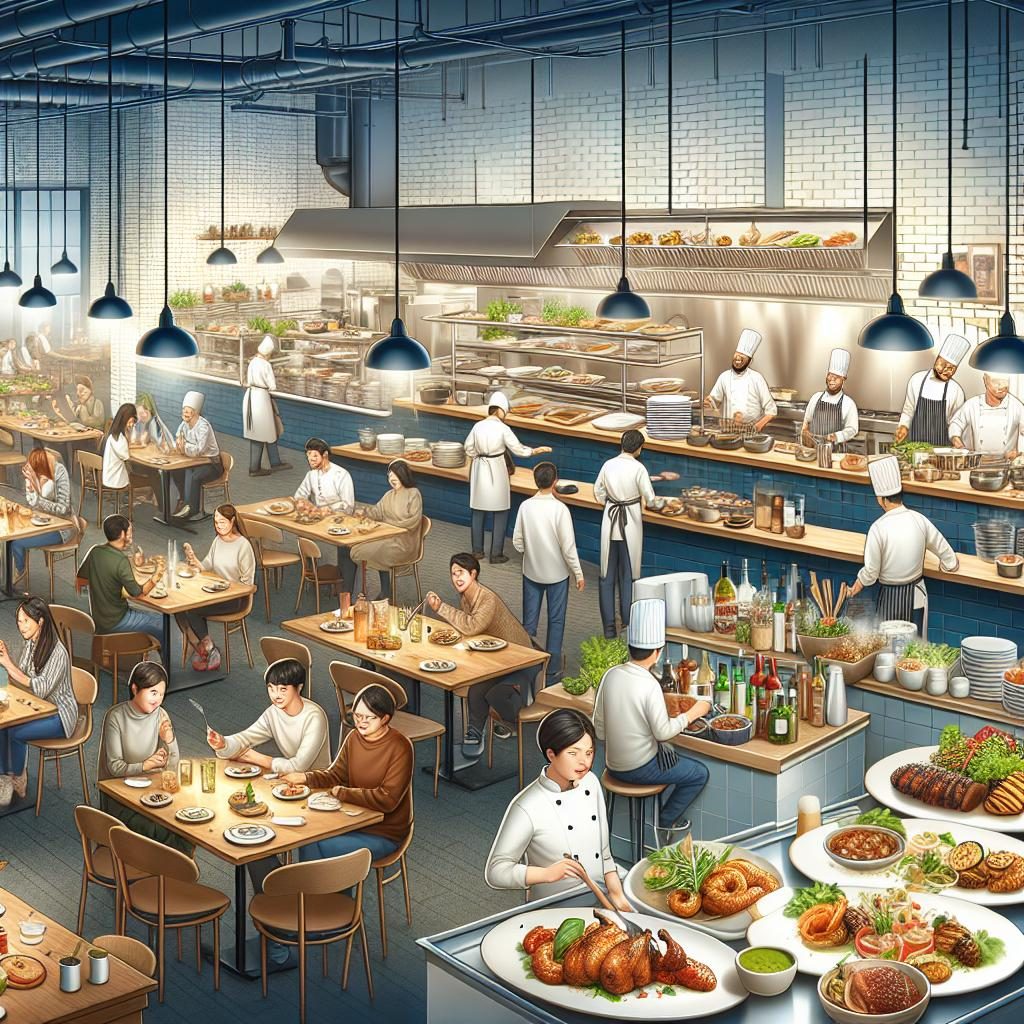 Birmingham culinary scene illustration.