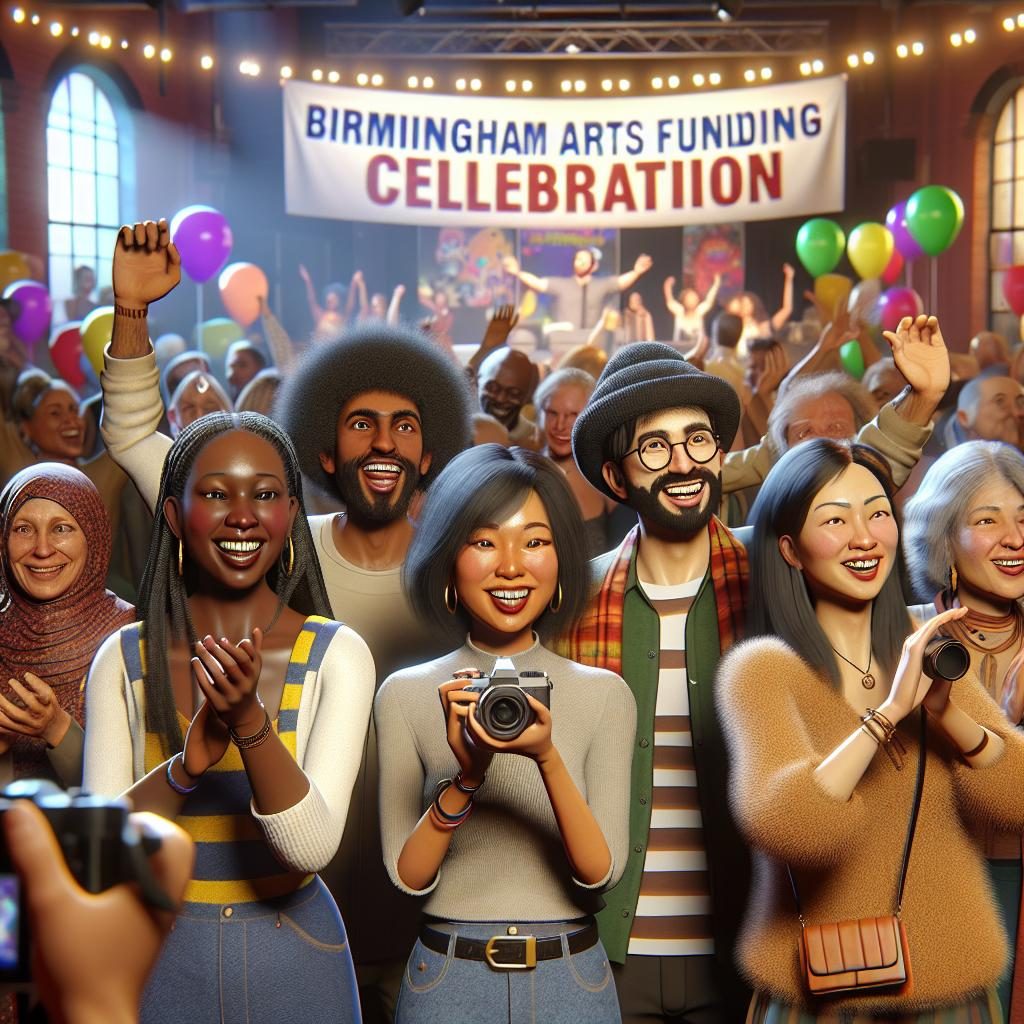 Birmingham arts funding celebration