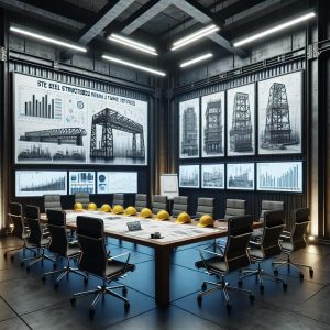 "Steel industry meeting room"