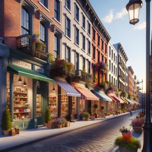 Vibrant Chelsea storefronts design