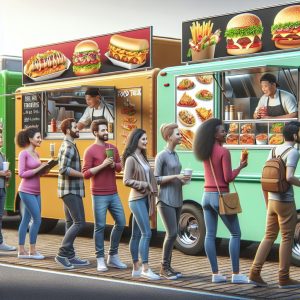 Food trucks meeting regulations