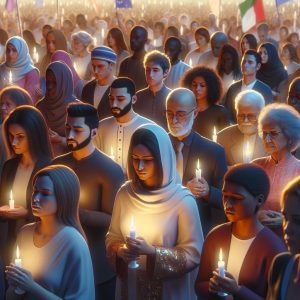 Vigil for Peaceful Future