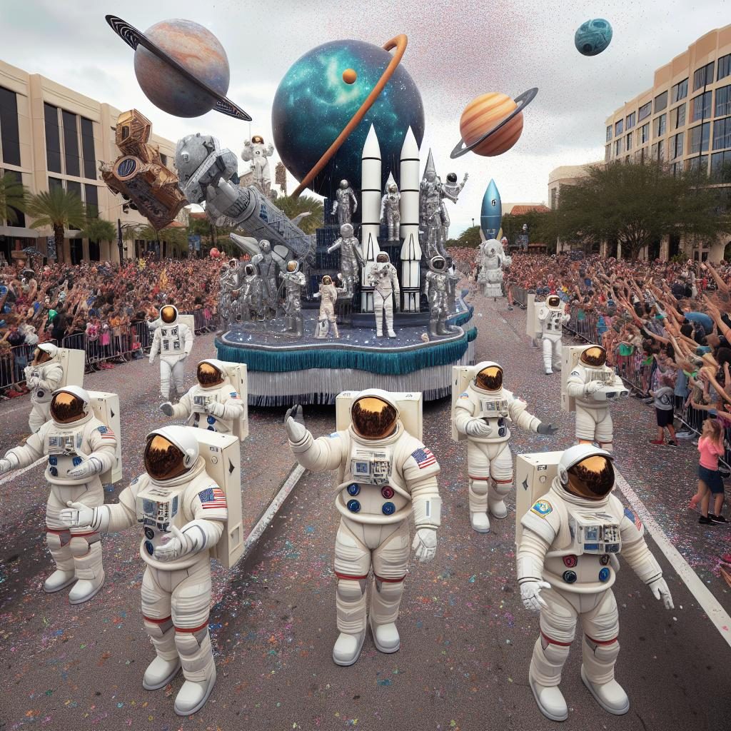 "Orlando astronaut reunion parade"