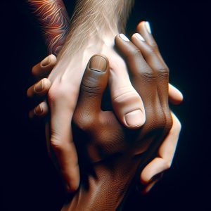 Community hands united