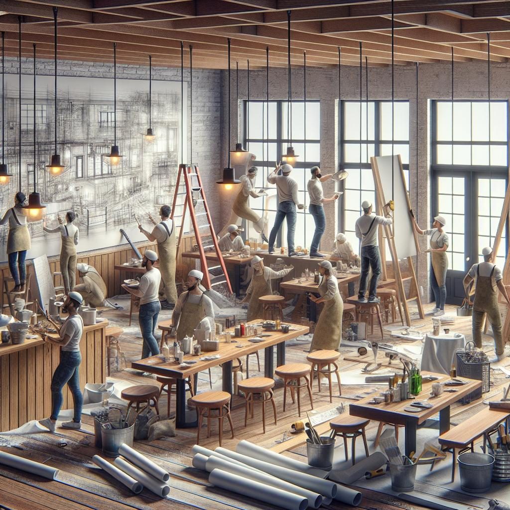 Restaurant renovation concept