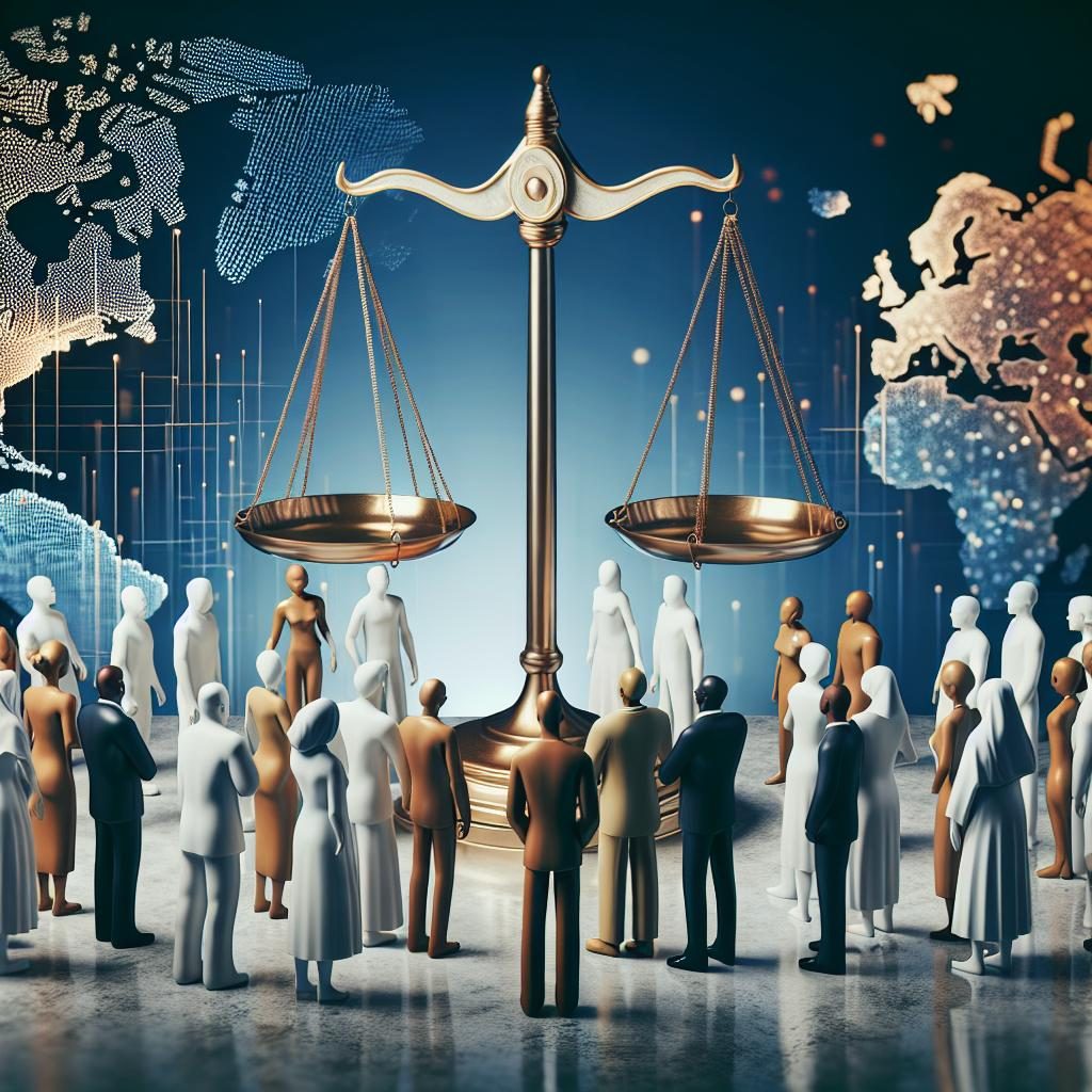 Justice scales and ethics