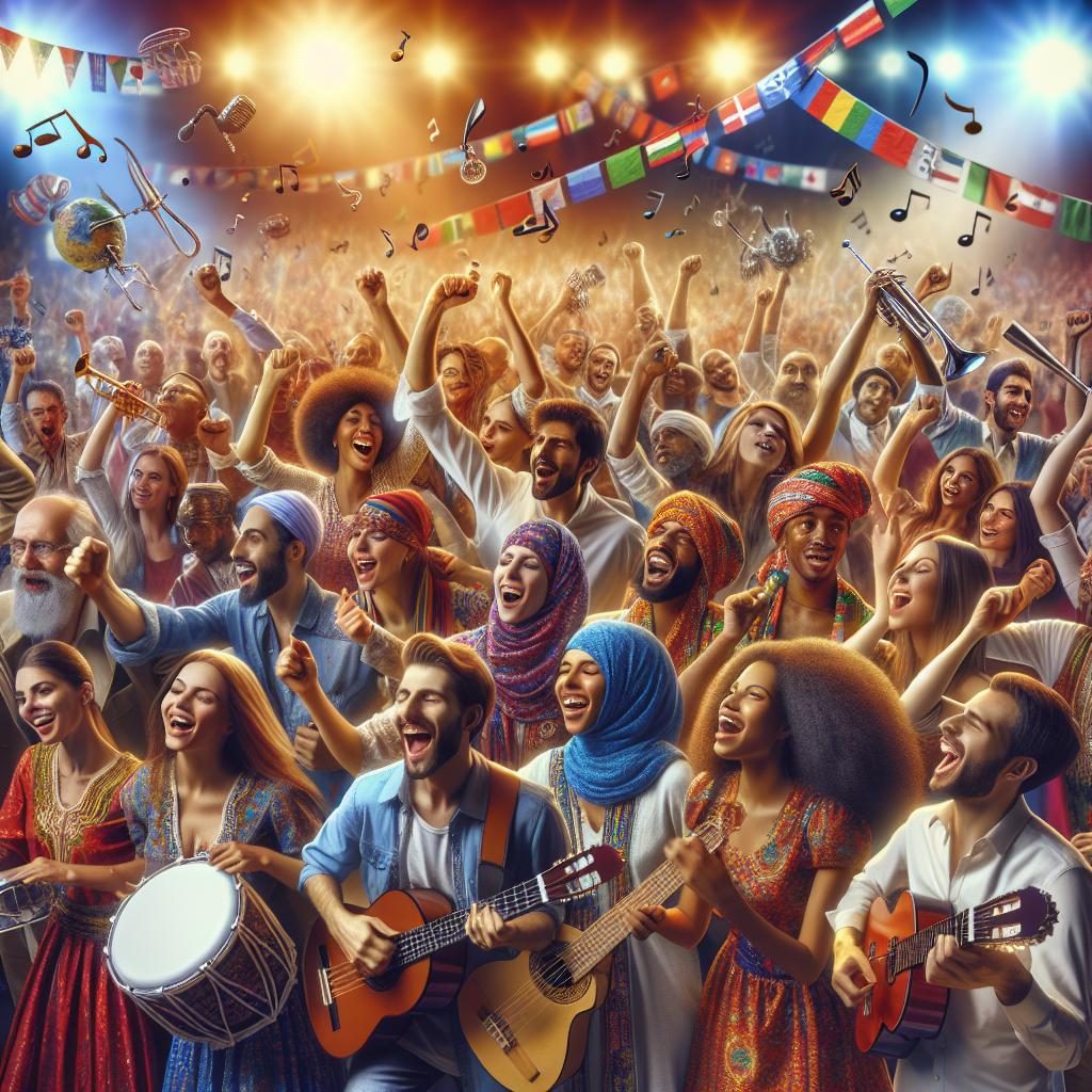 Colorful musical celebration