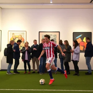 Birmingham Unites Art and Football with Exciting Exhibition Opening Celebration