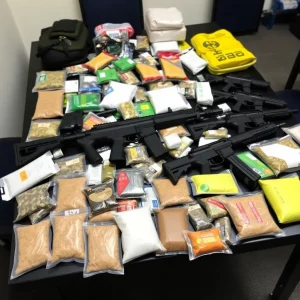 Drugs and Firearms Seized in Pleasant Grove Arrest Amid Growing Concerns Over Safety and Drug Trafficking