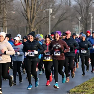 Bluff Park 8K Road Race Unites Hoover Community Amid Chilly Conditions