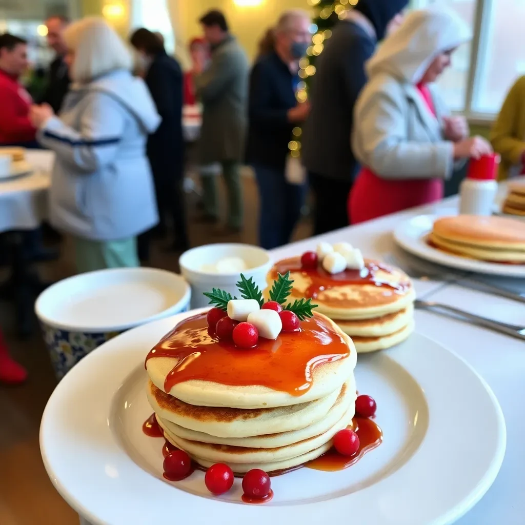 Community Gathers for Annual Free Pancake Breakfast with Santa in Vestavia Hills