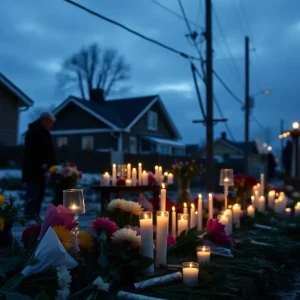 A candlelight vigil for victims in Jefferson County