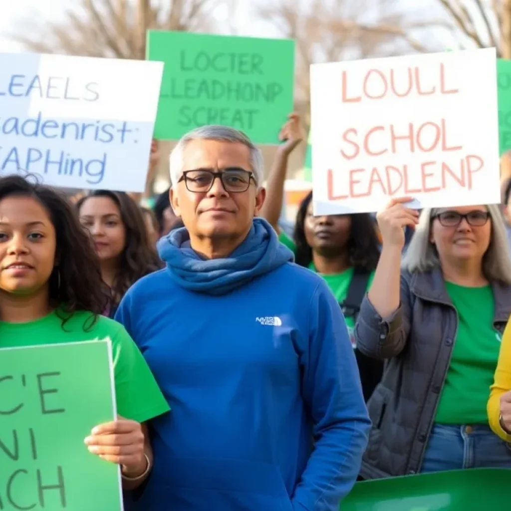 Parents protesting for school principal in Vestavia Hills