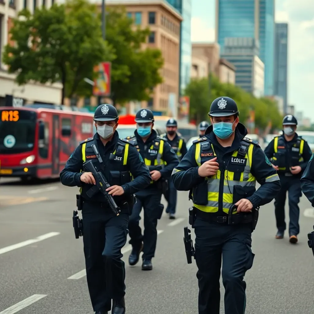 Birmingham Police officers engaged in Operation Close Out