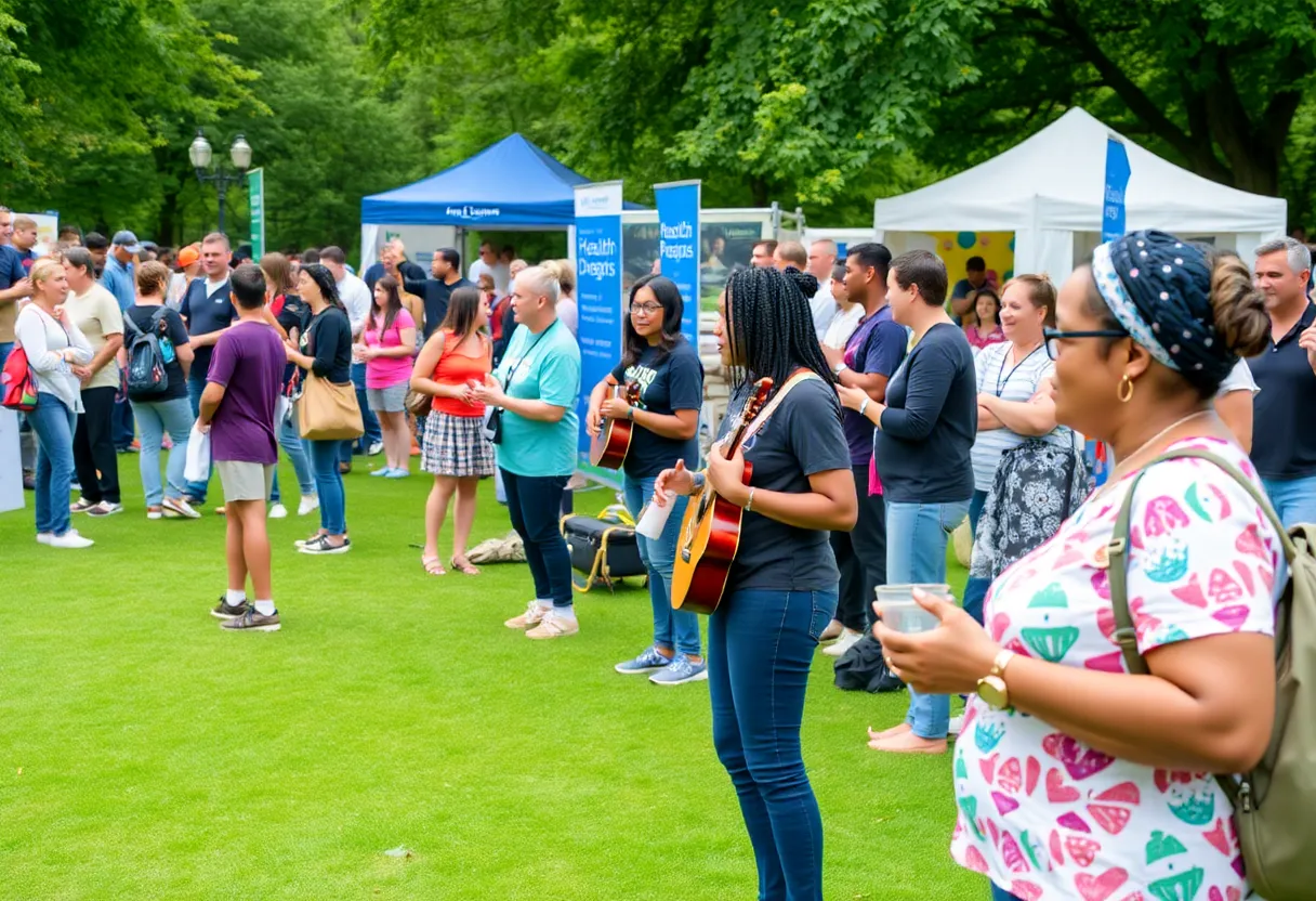 Community engagement event in Birmingham showcasing cultural activities and diversity